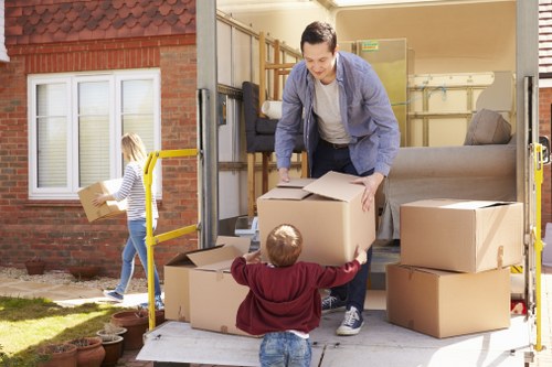 Careful handling of household furniture during a Maida Vale removal