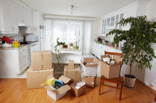 Packing and loading assistance for a Maida Vale man and van move