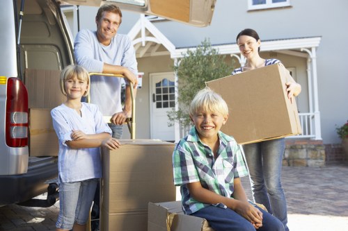 Packed moving van for a local flat or house removal in Maida Vale